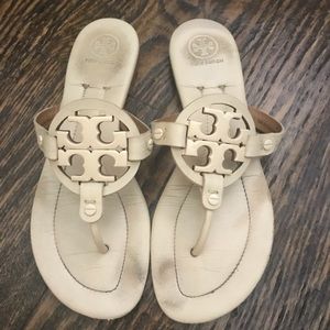 Tory Burch Miller Sandal. Very used condition!